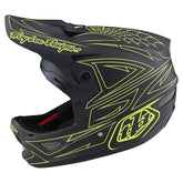 D3 Fiberlite Helmet Spiderstripe Gray / Yellow